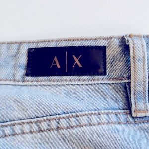 💙 Armani Exchange Zipped Side Boyfriend Jeans, Size 31